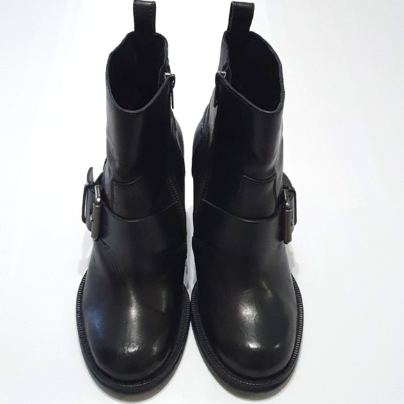 Allsaints Sable Black Meera Ankle Boots - Picture 3 of 13